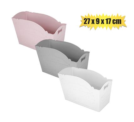 Basket Pl Retro 15L 39X22X17Cm